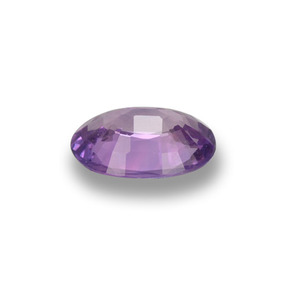 0,52 ctw natürlicher violetter Saphir, Oval Schliff, VVS-VS
