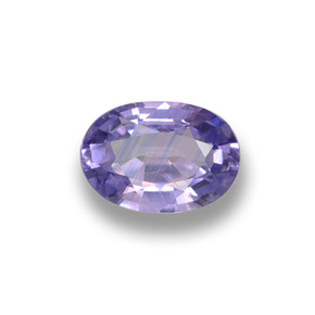 0,55 ctw natürlicher violetter Saphir, Oval Schliff, VS