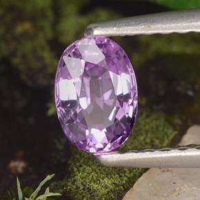 0,60 ctw natürlicher violetter Saphir, Oval Schliff, VVS-VS