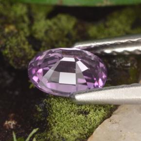 0,60 ctw natürlicher violetter Saphir, Oval Schliff, VVS-VS