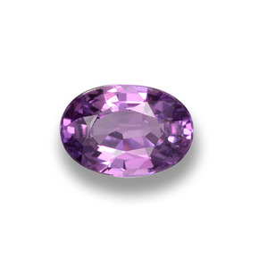 0,59 ctw natürlicher violetter Saphir, Oval Schliff, VS