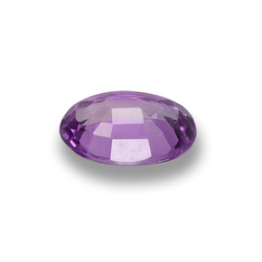 0,59 ctw natürlicher violetter Saphir, Oval Schliff, VS