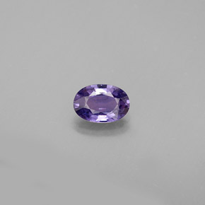 0,54 ctw natürlicher violetter Saphir, Oval Schliff, VS