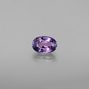 0,64 ctw natürlicher violetter Saphir, Oval Schliff, VVS-VS
