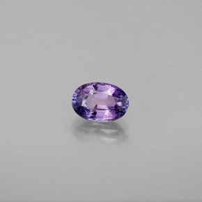 0,64 ctw natürlicher violetter Saphir, Oval Schliff, VVS-VS