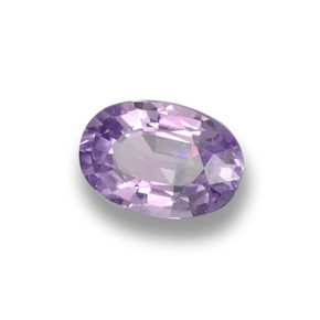 0,64 ctw natürlicher violetter Saphir, Oval Schliff, VVS-VS