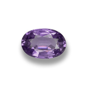 0,53 ctw natürlicher violetter Saphir, Oval Schliff, VS