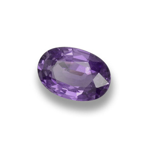 0,53 ctw natürlicher violetter Saphir, Oval Schliff, VS