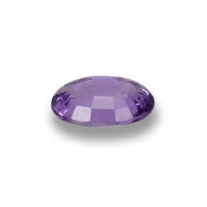 0,53 ctw natürlicher violetter Saphir, Oval Schliff, VS