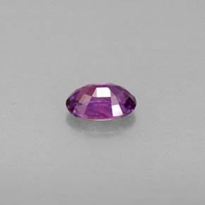0,60 ctw natürlicher violetter Saphir, Oval Schliff, VS-SI