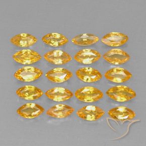 3,90 ct natürliche gelber Saphir-Edelsteine, Marquise, VVS-VS