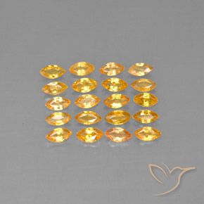3,67 ct natürliche gelber Saphir-Edelsteine, Marquise, VVS-VS