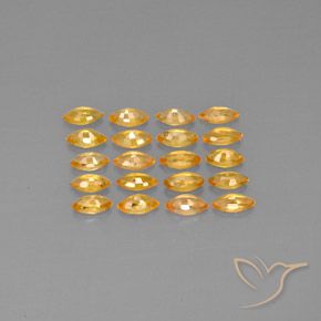3,67 ct natürliche gelber Saphir-Edelsteine, Marquise, VVS-VS