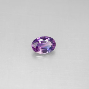 0,52 ctw natürlicher violetter Saphir, Oval Schliff, VVS