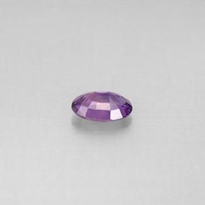 0,52 ctw natürlicher violetter Saphir, Oval Schliff, VVS