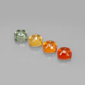 2,80 ct natürliche mehrfarbiger Saphir-Edelsteine, Kissenschliff, VS