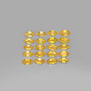 3,03 ct natürliche orangefarbener Saphir-Edelsteine, Marquise, VVS-VS