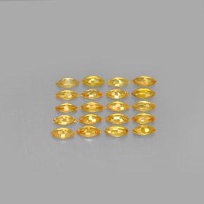3,03 ct natürliche orangefarbener Saphir-Edelsteine, Marquise, VVS-VS
