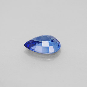 1,19 ctw natürlicher blauer Saphir, Birnenform, VVS