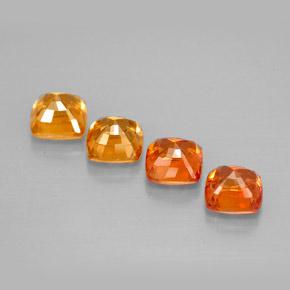 1,99 ct natürliche mehrfarbiger Saphir-Edelsteine, Kissenschliff, VVS