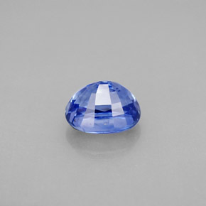 2,05 ctw natürlicher blauer Saphir, Oval Schliff, VVS