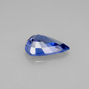 2,29 ctw natürlicher blauer Saphir, Birnenform, VVS