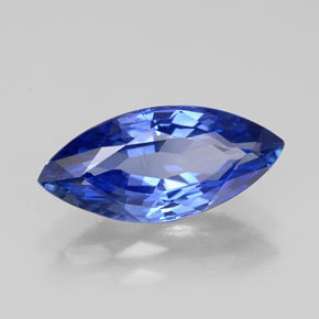 2,73 ctw natürlicher blauer Saphir, Marquise, VVS