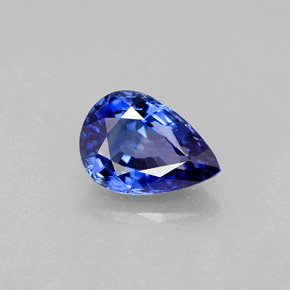 1,99 ctw natürlicher blauer Saphir, Birnenform, VVS-VS