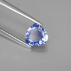 1,17 ctw natürlicher blauer Saphir, Herzform, VVS