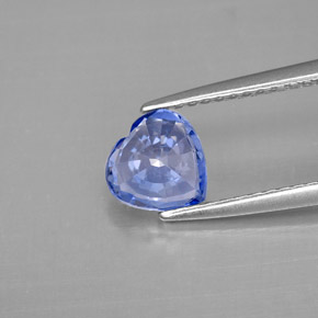 1,17 ctw natürlicher blauer Saphir, Herzform, VVS