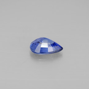 0,80 ctw natürlicher blauer Saphir, Birnenform, VVS-VS