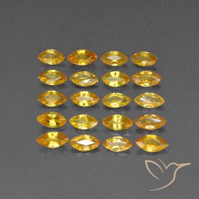 3,73 ct natürliche gelber Saphir-Edelsteine, Marquise, VVS-VS