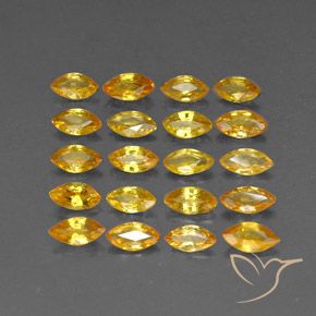 3,73 ct natürliche gelber Saphir-Edelsteine, Marquise, VVS-VS