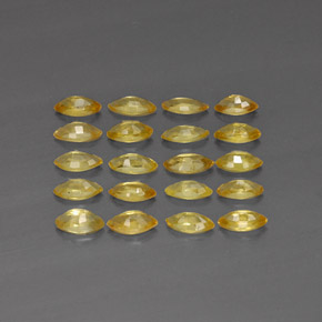  ct natürliche gelber Saphir-Edelsteine, Marquise, VVS-VS