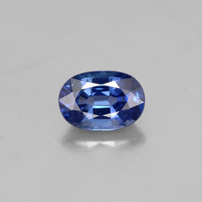 1,07 ctw natürlicher blauer Saphir, Oval Schliff, VVS