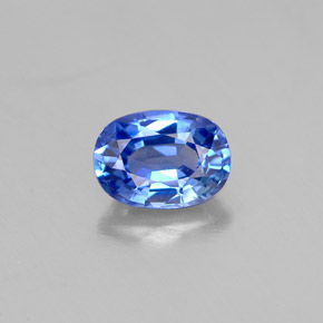1,17 ctw natürlicher blauer Saphir, Oval Schliff, VVS