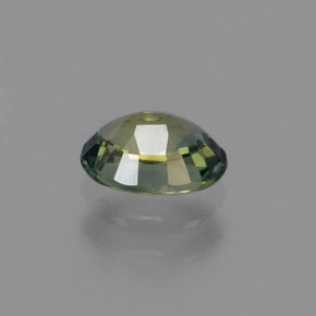 0,68 ctw natürlicher grüner Saphir, Oval Schliff, VVS