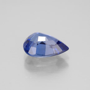 2,11 ctw natürlicher blauer Saphir, Birnenform, VS-SI