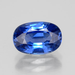 2,02 ctw natürlicher blauer Saphir, Oval Schliff, VVS-VS
