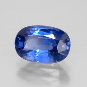 2,02 ctw natürlicher blauer Saphir, Oval Schliff, VVS-VS