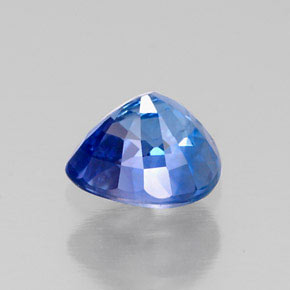 1,33 ctw natürlicher blauer Saphir, Birnenform, VS