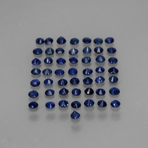  ct natürliche blauer Saphir-Edelsteine, Rundschliff, VS