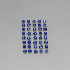  ct natürliche blauer Saphir-Edelsteine, Rundschliff, VS