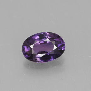 0,55 ctw natürlicher violetter Saphir, Oval Schliff, VS