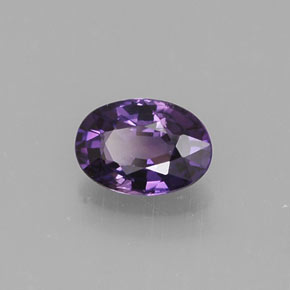 0,55 ctw natürlicher violetter Saphir, Oval Schliff, VS