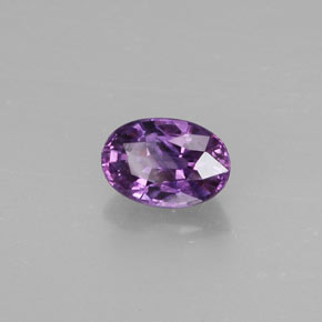 0,70 ctw natürlicher violetter Saphir, Oval Schliff, VS