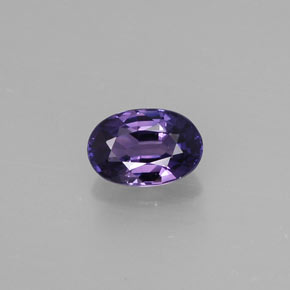 0,55 ctw natürlicher violetter Saphir, Oval Schliff, VS