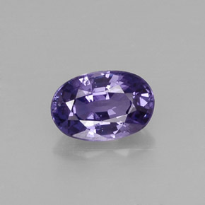 0,61 ctw natürlicher violetter Saphir, Oval Schliff, VS-SI