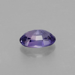 0,61 ctw natürlicher violetter Saphir, Oval Schliff, VS-SI