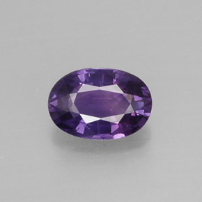 0,60 ctw natürlicher violetter Saphir, Oval Schliff, VS